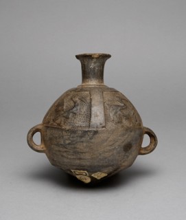 Vessel (Aryballos) with Relief Depicting Birds and Fish, A.D. 1200/1450.