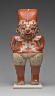 Female Figure with Bold, Geometric Face and Body Paint, 200/100 B.C.