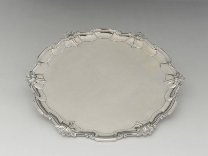 Salver, 1755/65. Designed by Myer Myers.