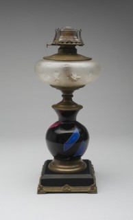 Sicilian Glass Lamp, c. 1878.