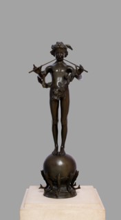 Pan of Rohallion, Modeled 1890, cast after 1894. Fountain figure. Cast by E. E. Gruet Jeune.