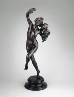 Bacchante with Infant Faun, Modeled 1894, cast after 1894. Cast by Jaboeuf et Rouard.