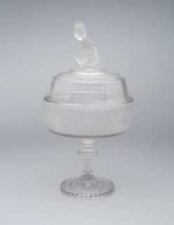 Westward Ho!/Pioneer pattern covered dish, 1876/90.