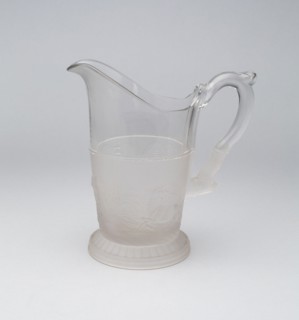 Westward Ho!/Pioneer pattern pitcher, c. 1876.