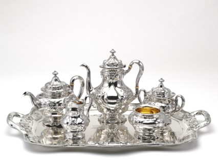Tray with Handles (part of a set), 1900.