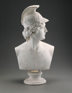Abdiel, 1838/43. Marble bust of Abdiel, an angel from John Milton's epic poem "Paradise Lost".