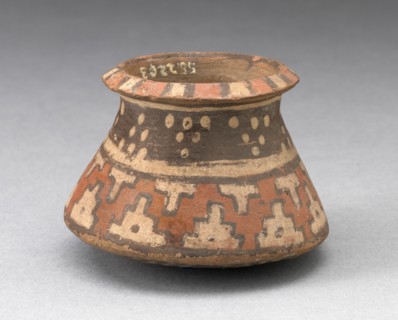 Miniature Jar with Textile-Like Pattern, A.D. 1450/1532.