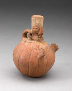 Miniature Gourd-Shaped Bottle in the Form of a Figure, A.D. 1450/1532.