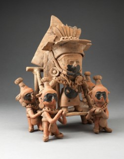 Figure Carried in a Litter, A.D. 600/950.