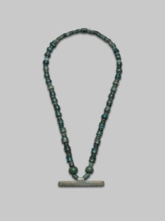 Beaded Necklace with Bar Pendant, A.D. 300/700.