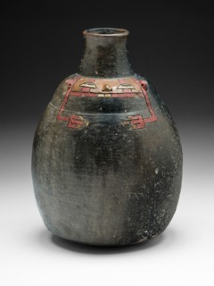 Bottle with Incised Geometric Figure, 650/150 B.C.