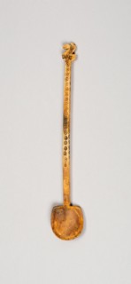 Spoon Incised with Circles on Handle and Abstract Bird on Top, A.D. 1450/1532.