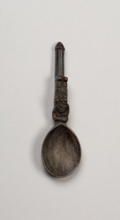 Spoon with Reclining Figure on Handle, A.D. 1450/1532.