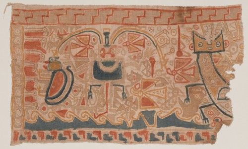 Painted Textile, c. A.D. 1000.