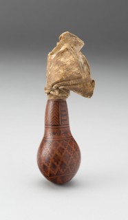Incised and Painted Container for Lime with Carved Stopper, A.D. 1000/1470.