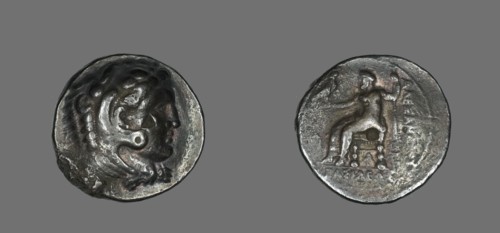 Tetradrachm (Coin) Portraying Alexander the Great, 356-323 BCE.