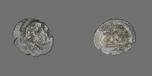 Hemidrachm (Coin) Depicting the God Zeus Amarios, 191-146 BCE.