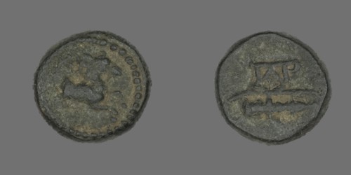 Coin Depicting a Horse, after 190 BCE.