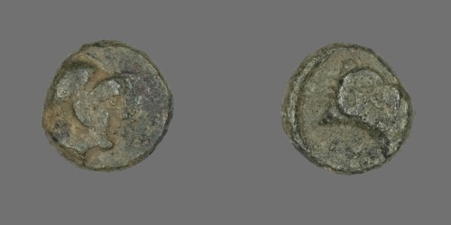 Coin Depicting the Goddess Athena, before 387 BCE.