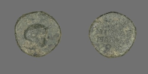 Coin Depicting the Goddess Athena, 300-200 BCE.