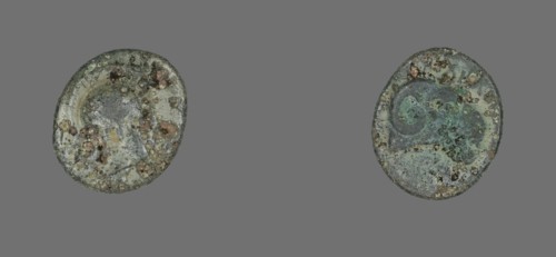 Coin Depicting the Goddess Athena, 387-301 BCE.