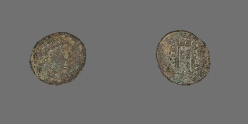 Coin Depicting the God Apollo, 200-133 BCE (?).