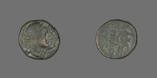 Coin Depicting the God Apollo and the Goddess Artemis, 2nd-1st century BCE.