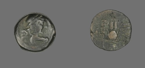 Coin Depicting the God Eros, 138-129 BCE.