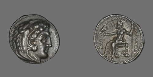 Tetradrachm (Coin) Portraying Alexander the Great, 336-323 BCE.