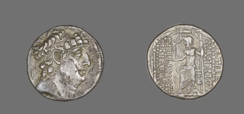 Tetradrachm (Coin) Portraying Philip Philadelphus, 92-83 BCE.
