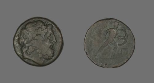 Pentokion (Coin) Depicting the God Zeus, after 210 BCE.