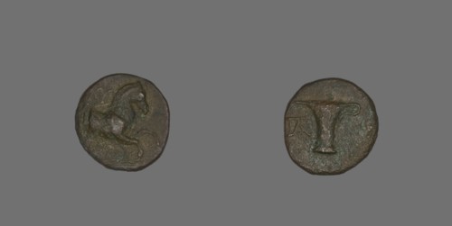 Coin Depicting a Horse, 320-250 BCE.