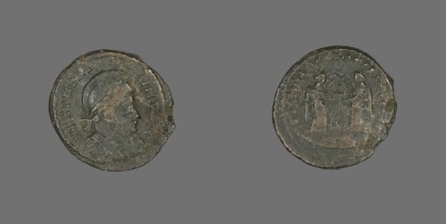 Coin Portraying Emperor Constantine I, 318-319.
