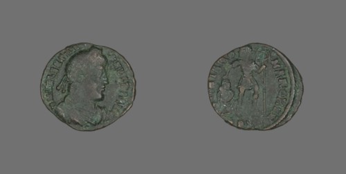 Coin Portraying Emperor Valentinian I, 364-375.