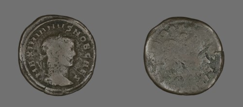 Coin Portraying Emperor Galerius, AD 293.