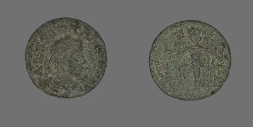 Coin Portraying the Emperor Gallienus, 253-268.