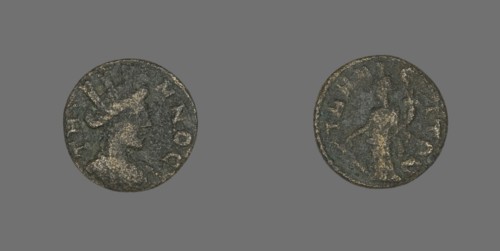 Coin Depicting the Amazon Cyme, 253-268.