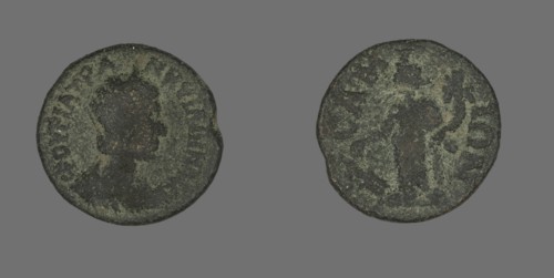 Coin Depicting the Empress Tranquillina, 238-244.