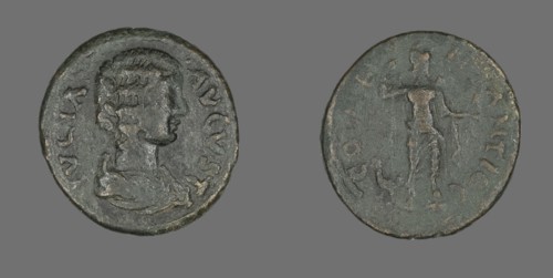 Coin Portraying Julia Domna, 193-217.