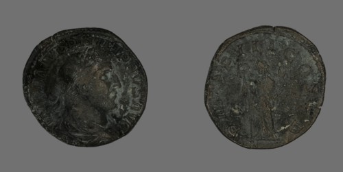 Sestertius (Coin) Portraying Philip the Arab, 246.