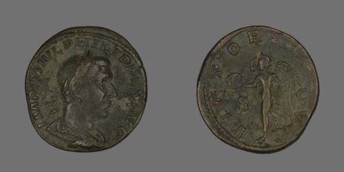 Sestertius (Coin) Portraying Philip the Arab, 244-247.