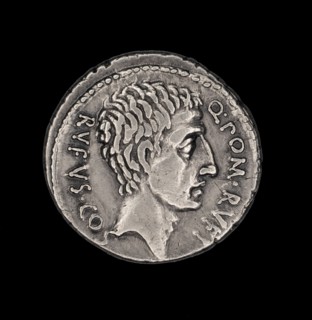 Coin Portraying Q. Pompeius Rufus, 54 BCE.