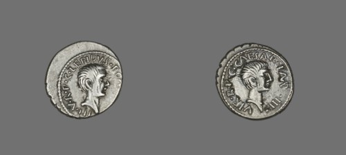 Denarius (Coin) Portraying Lepidus, 42 BCE.
