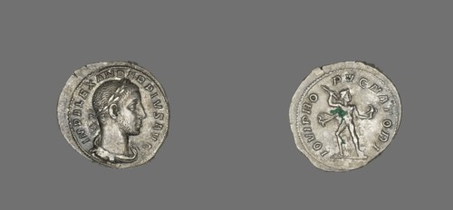 Denarius (Coin) Portraying Emperor Alexander Pius, 231-235.