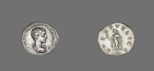 Denarius (Coin) Portraying Diadumenian, 217 (April/December).