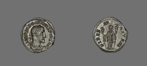 Denarius (Coin) Portraying the Emperor Maximinus, 235 (March)-236 (January).