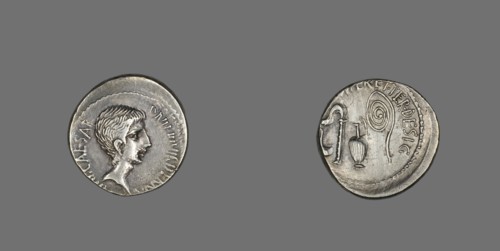 Denarius (Coin) Portraying Octavian, 36 BCE.