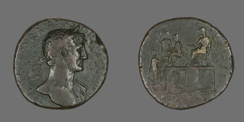 Coin Portraying Emperor Hadrian, 118.