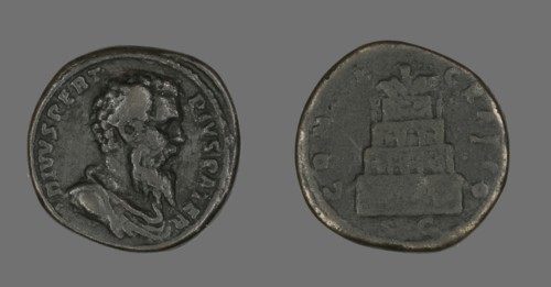Coin Portraying Emperor Pertinax, 193.