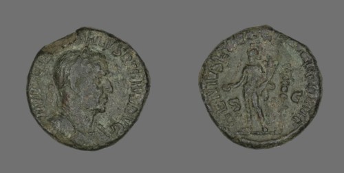 Coin Portraying Emperor Aurelian, 270-275.